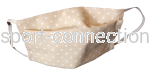 maska na twarz bawełniana street wear beżowa