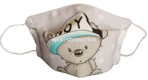 maseczka ochronna z misiem dla dzieci