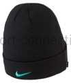 czarna czapka na zimę nike fc barcelona
