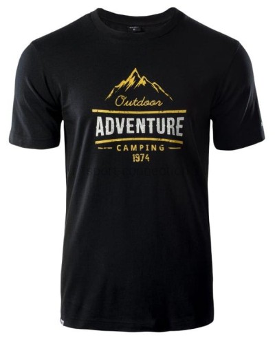 t-shirt męski hi-tec lore czarny