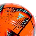 piłka adidas al rihla club na trawę pomarańczowa