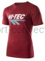 koszulka bawełniana hi-tec bordowa