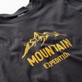 t-shirt z nadrukiem hi-tec szary