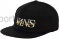 czapka z prostym daszkiem vans shallow vn0a4tq2blk