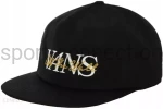 czapka z prostym daszkiem vans shallow vn0a4tq2blk