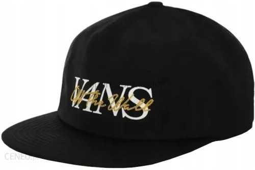 czapka z prostym daszkiem vans shallow vn0a4tq2blk