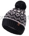 czapka z pomponem hi-tec amir czarna