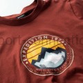 t-shirt męski hi-tec zergo bordowy