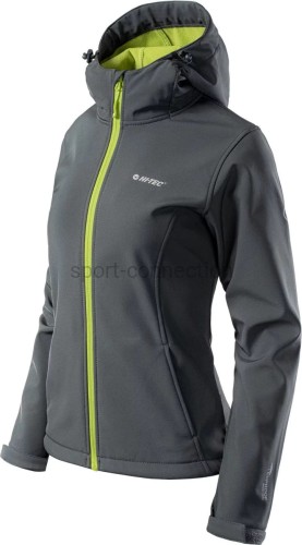 kurtka hi-tec lady caria przeciwdeszczowa szara