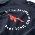 t-shirt męski hi-tec olen granatowy z nadrukiem