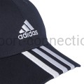 bejsbolówka z daszkiem adidas 3-stripes granatowa