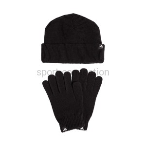komplet adidas czapka zimowa z rękawiczkami jn9443