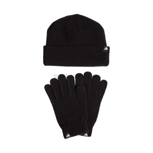 Komplet zimowy adidas czapka z rękawiczkami jn9443